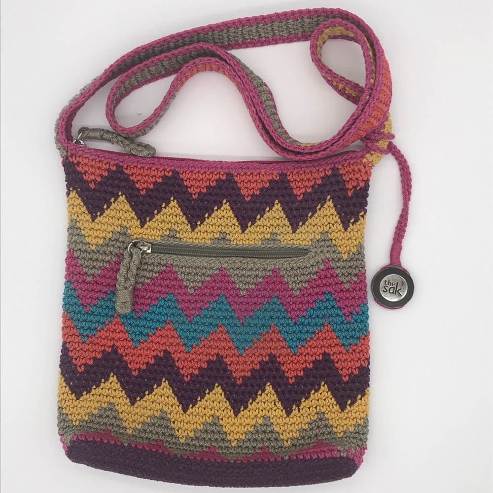 The Sak Crossbody Purse Bag Hobo Multi color